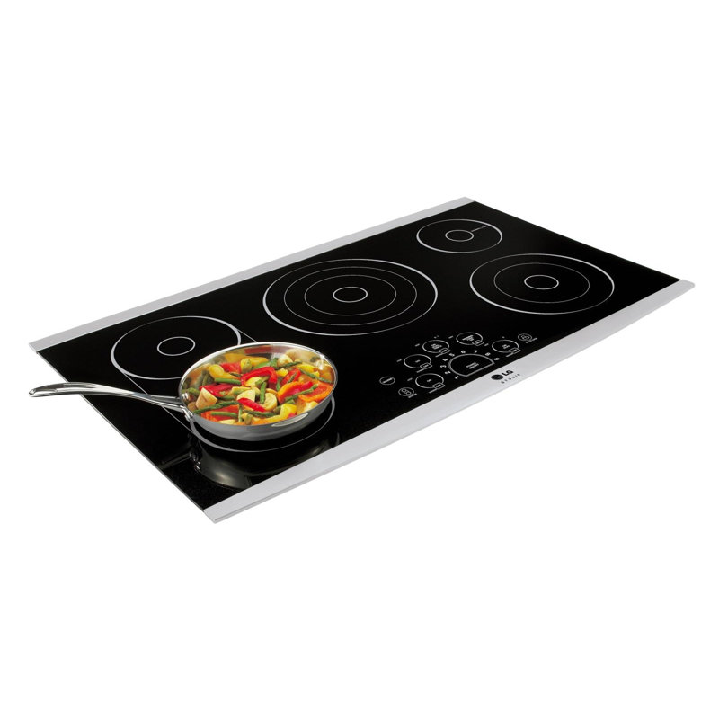LG STUDIO 36" Electric Cooktop, Black Ceramic