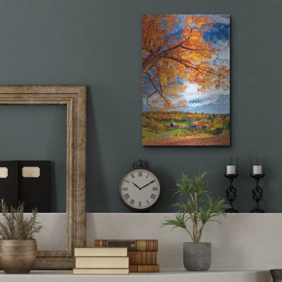 «Sleepy Hollow Farm Vermont Autumn» par Lena Owens