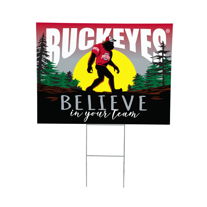 Enseigne de coroplast de l'Université Ohio State, Bigfoot