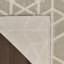 Tapis moderne ivoire argenté 2 pi 2 po x 8 pi Nourison-117659656