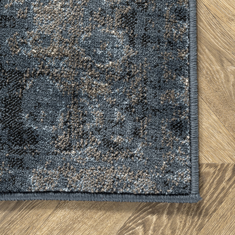 Tapis bleu Ceri Culemborg, Rectangle 3 pi x 5 pi