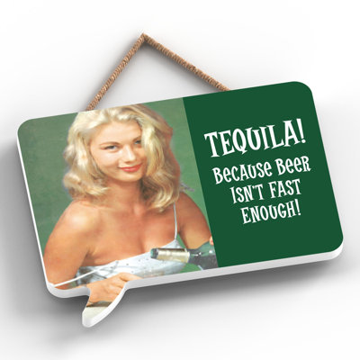 Pinup Tequila - Print on MDF