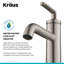 Robinet de lavabo vasque à poignée simple avec drain Ramus-50612612