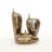 Offset Neck Object-Bronze Crackle-Sm