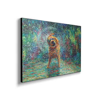 Steelpix Metal Canvas -  Shakin' Jake By Iris Scott Wall Art Print