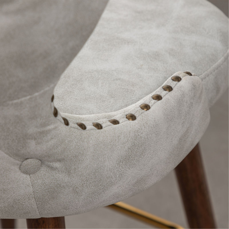Ensemble de 2 tabourets de comptoir Mid-Century