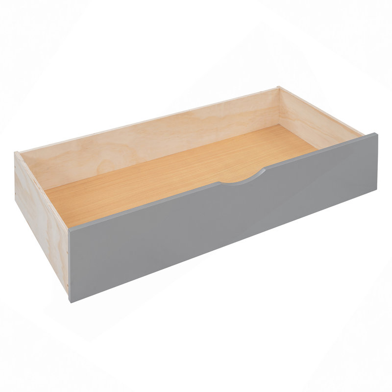 Wooden Daybed With 2 Drawers, And All-In-One Cabinet And Shelf, Gray, Full/Double