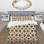 Brown Trellis Prints I - Midcentury Duvet Cover Set-109173320