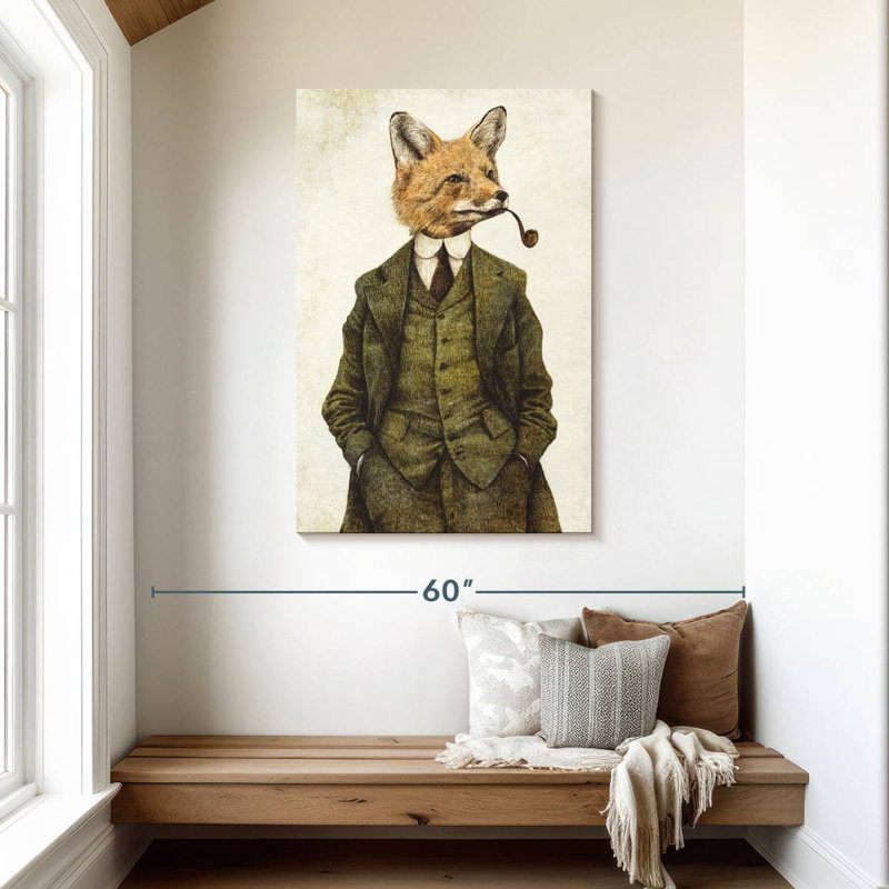 Ketti The Fox, 45" H x 30" W