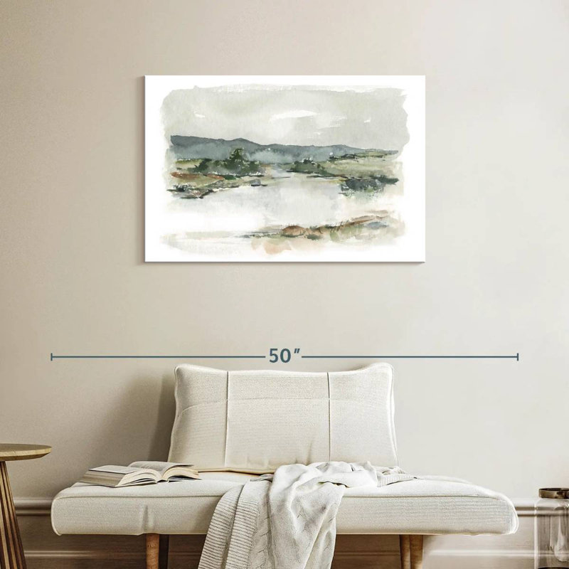 Avery Overcast Lake Study I, 24" H x 36" W