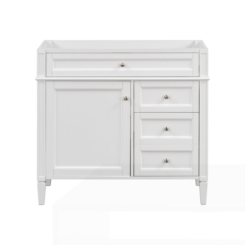 Meuble-lavabo 36 po sans lavabo supérieur, Blanc