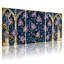 Plantes et fleurs, ensemble de 3 impressions sur toile lilas-1614554939