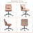Upholstered Armless Task Office Chair-540069740