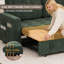 2 Seater Chenille Sofa Bed-1093266746