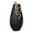 Mercer41 Curved Snake On Vase, Black/Gold-1019340090