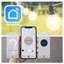 50 pi. Guirlandes lumineuses d'extérieur à DEL intelligentes, application Smart Life, fonctionne avec Alexa, assistant Google, IFTTT, accessoires de patio d'extérieur à intensité variable synchronisés avec les lumières musicales