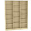 188 cm H x 149 cm W Particle Board Bookcase