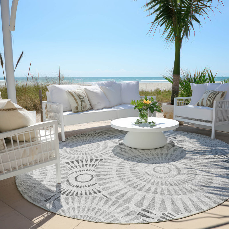  Corrisa Area Rug, Round 8'