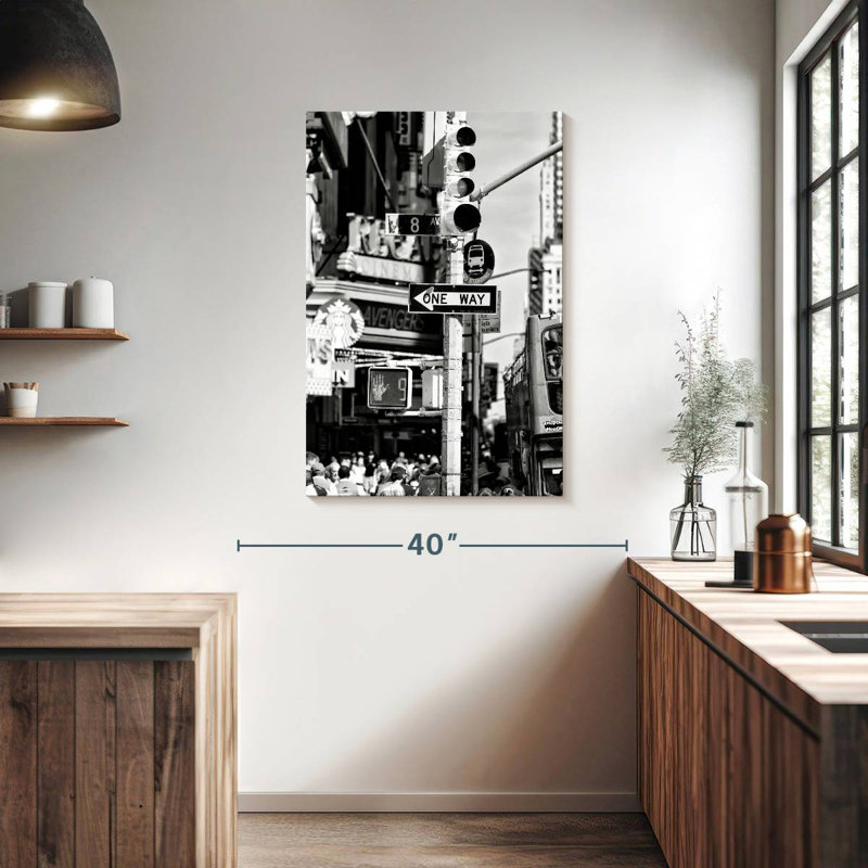 Feu Aime Times Square, H 39 po x l 26 po