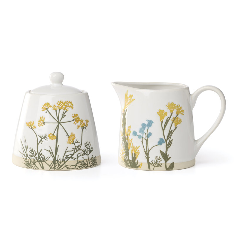 Lenox Wildflowers Sugar & Creamer Set