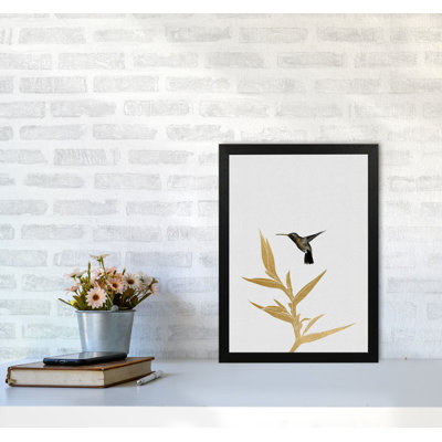 Hummingbird & Flower II - Print