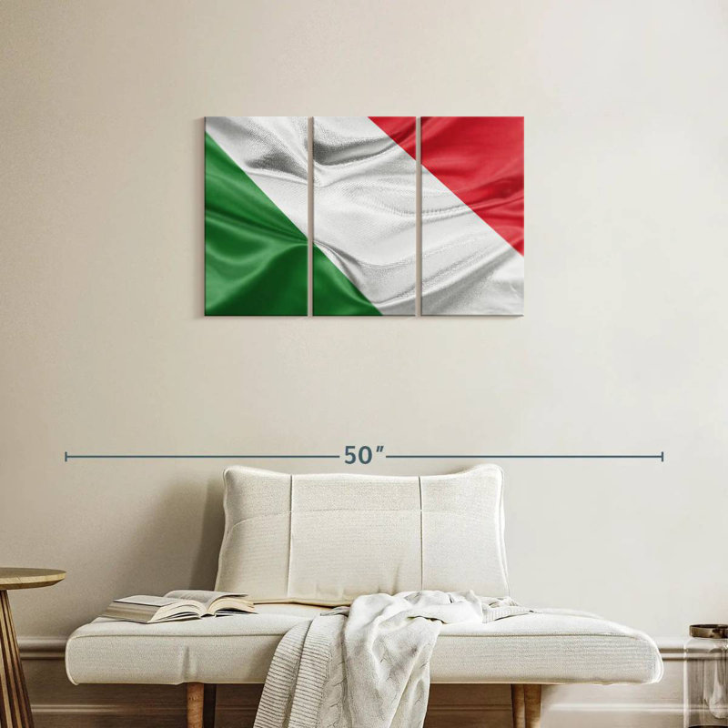 Drapeau italien Borges, H 20 po x l 33 po