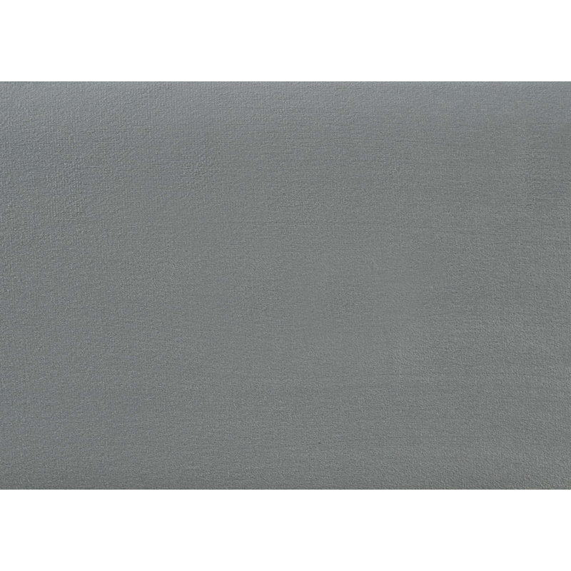 Lit plateforme 1Pc (seulement lit), Gris pâle, Grand