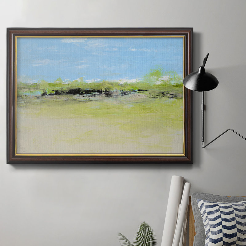 From The Terrace I, toile encadrée de qualité supérieure - prête à être accrochée, H 18 po x l 27 po x P 2,5 po