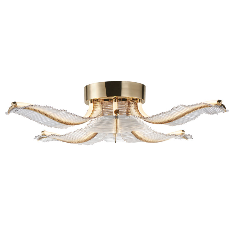 Lillet 6 - Light LED Flush Mount, Gold