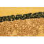 Tapis beige doré à motif abstrait 5X7