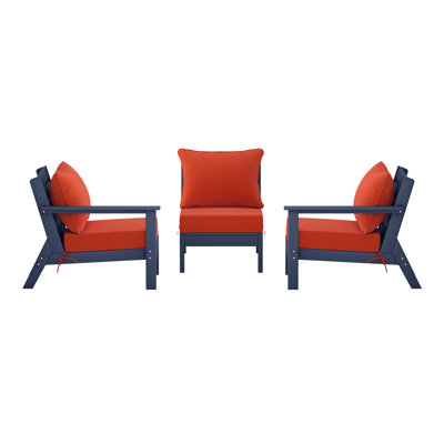 3-Piece Deep Seating Set With Cushions