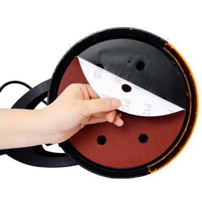 FOSHANZHENGONG Drywall Sander, 780W Electric Drywall Sander With Vacuum Dust Collection 6.5A Motor Dustless Floor Sander With Variable Speed 900-1800RPM, LED Light,