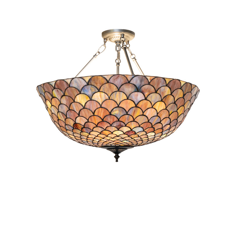 3 - Light Semi Flush Mount