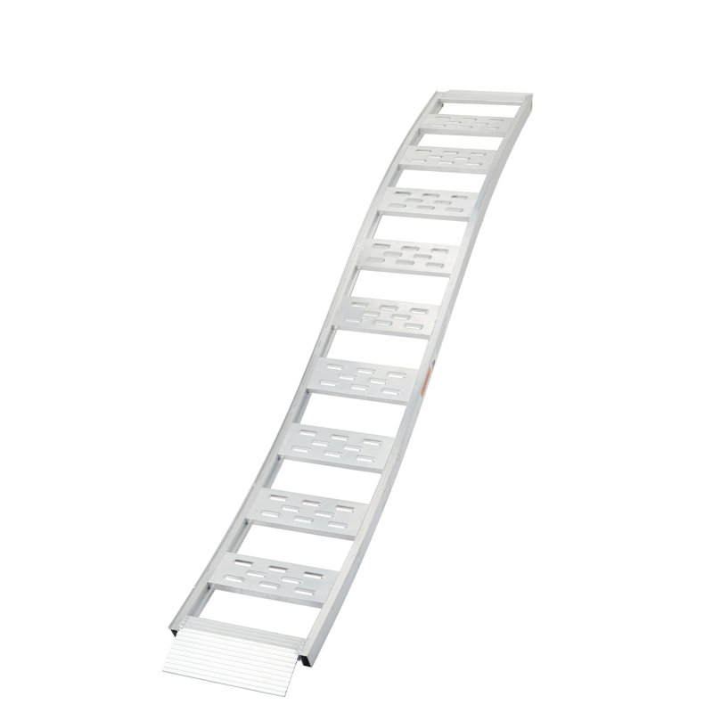 Rampe de chargement de camion S-Curve fixe en aluminium l 12 po x L 90 po (comprend 2 rampes)