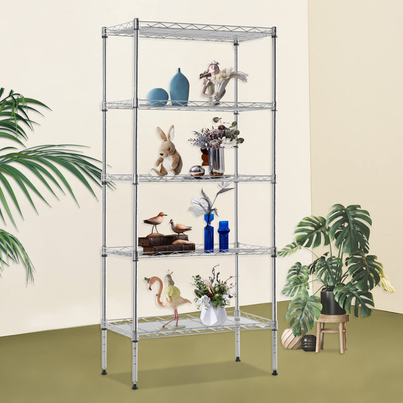 Étagère de rangement ajustable Mullenix pour cuisine, espaces commerciaux et petits garages, H 48 po x l 12 po x P 22 po