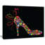 Chaussure colorée avec un arc - impression d'art graphique-35122987-35122989
