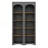MDF Italian Retro Double Storage Round Side Table with Tempered Glass Top, Modern and Functional Design-1104876777