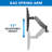 Mount-it Single Screen Wall Mount