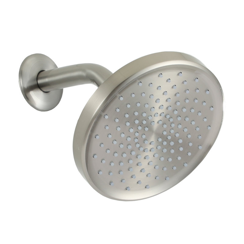 Pomme de douche fixe Rain, Nickel brossé