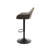 Winfield Swivel Upholstered Adjustable Height Counter Stool with Metal Frame-31916400