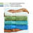 Glenlee Long Staple Combed Cotton Solid 8-Piece Quick-Drying Towel Set-724847591