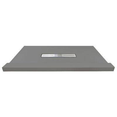 Transolid Trimslate 60-in x 48-in Shower Base with Adjustable Single Threshold and Centre Drain