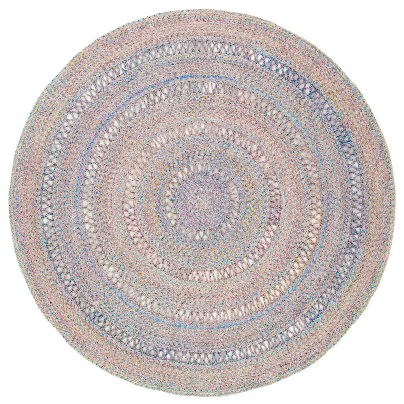 Duffy Hand Woven Performance Rug, Round 6'
