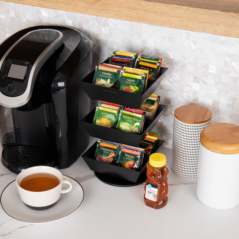 Mind Reader Plastic Tea Box