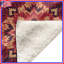 Couvertures à motif tribal rouge et beige-129218312