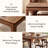 63" Solid Wood Dining Table