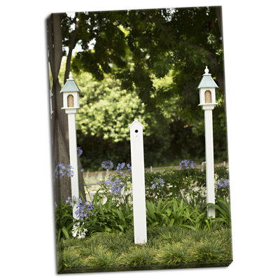 Bird Houses Photographic Print on Wrapped Canvas