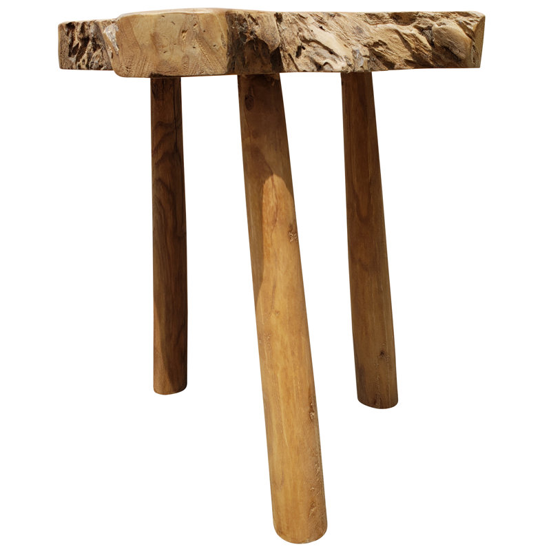 Ampyang Recycled Teak Wood End Table