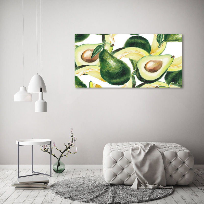 An Avocado - Wrapped Canvas Print