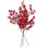Vickerman 24" Red Petite Cluster Berry Spray. Each bag contains three sprays.